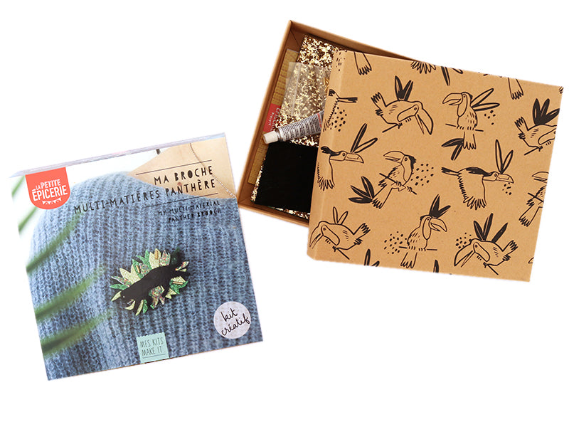 Acheter Kit MKMI - Ma broche multi-matières panthère - 18,99 € en ligne sur La Petite Epicerie - Loisirs créatifs