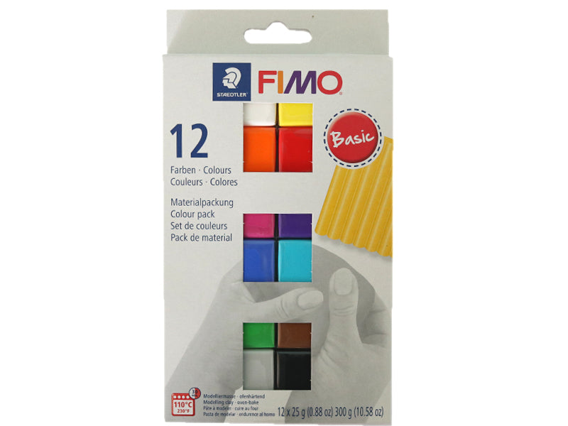 Achat Coffret 12 demi-pains de pâte FIMO SOFT