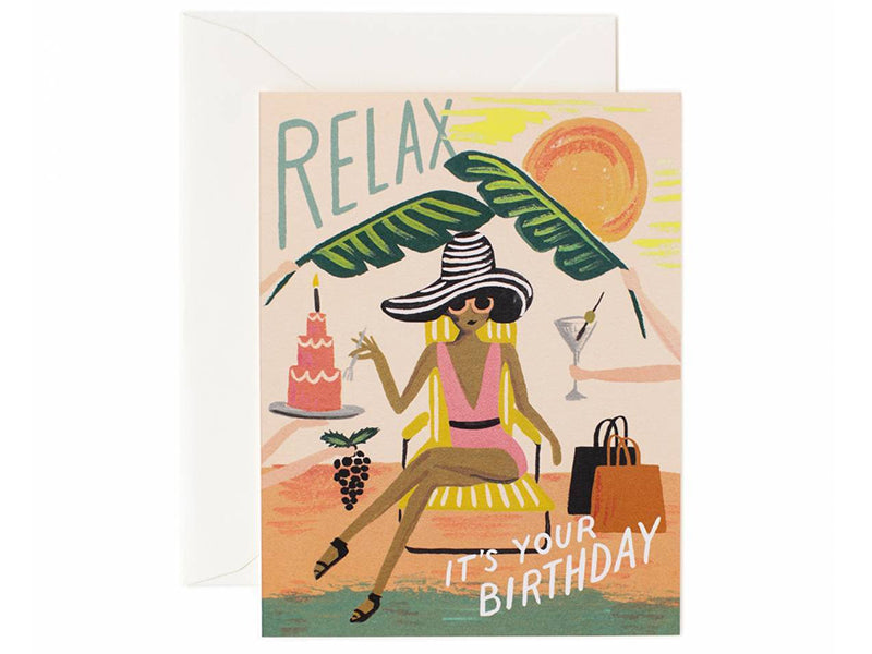 Achat Carte d'anniversaire - Relax
