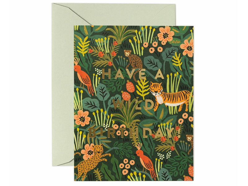 Achat Carte d'anniversaire - Animaux sauvages