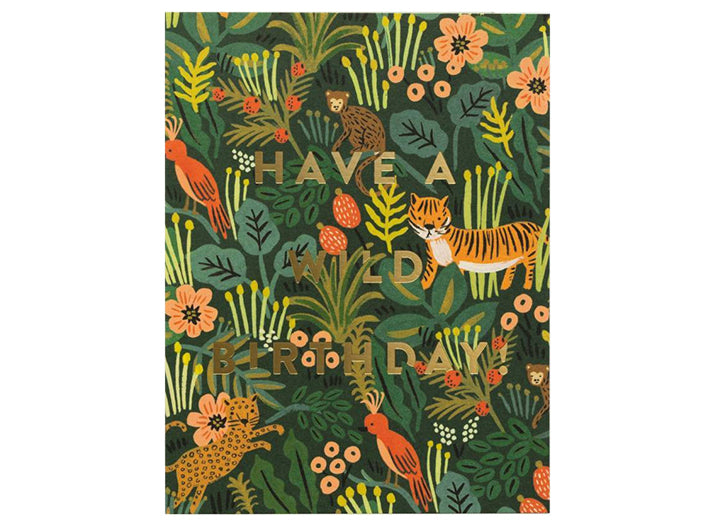 Achat Carte d'anniversaire - Animaux sauvages