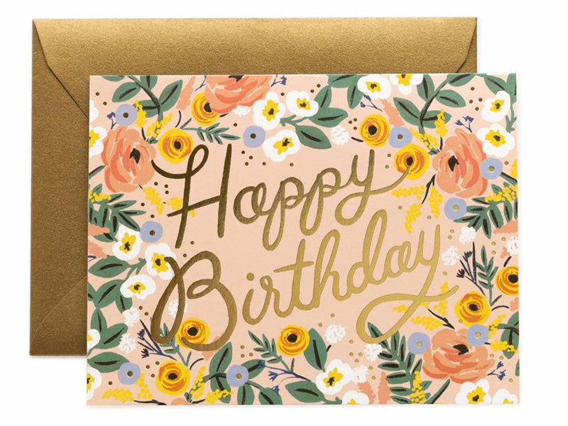 Achat Carte d'anniversaire - Roses