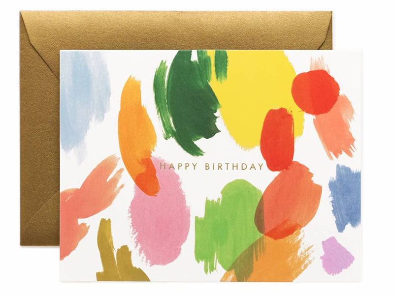 Achat Carte d'anniversaire - Palette artistique