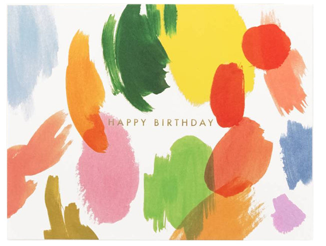Achat Carte d'anniversaire - Palette artistique