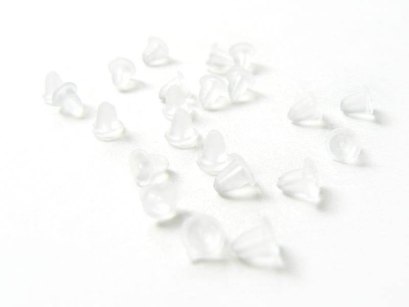 Achat 10 Paires de fermoirs pour bijoux d'oreilles - silicone