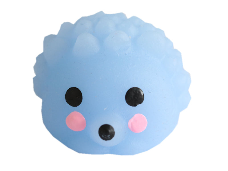 achat Mini squishy hérisson bleu - anti-stress