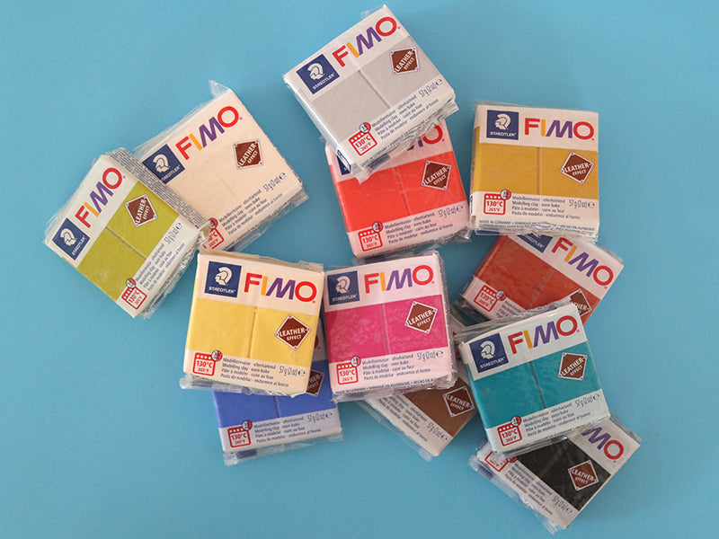 achat Pâte Fimo LEATHER EFFECT - Noir 909