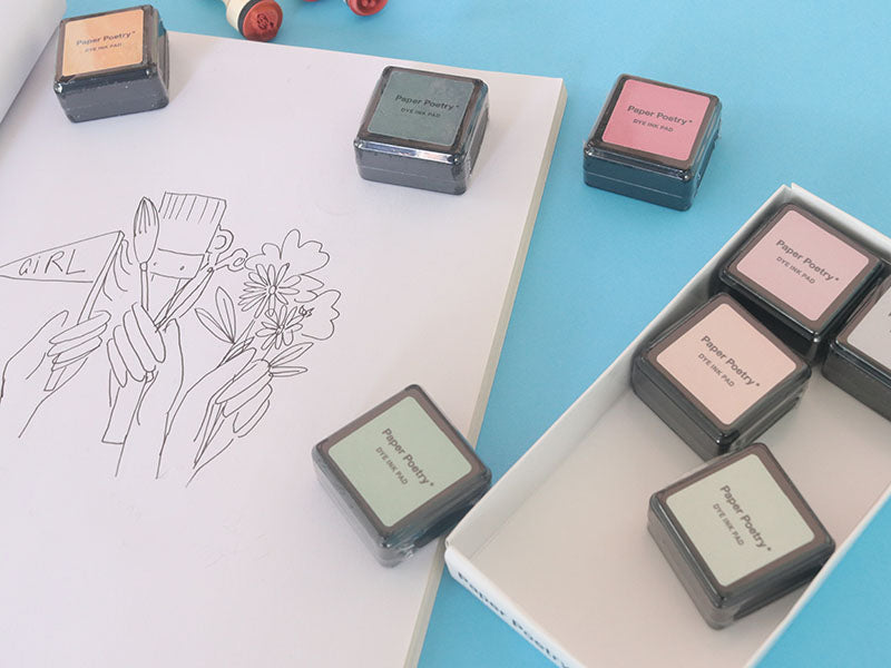 Achat Kit de 8 encreurs Pastel mix - Paper Poetry