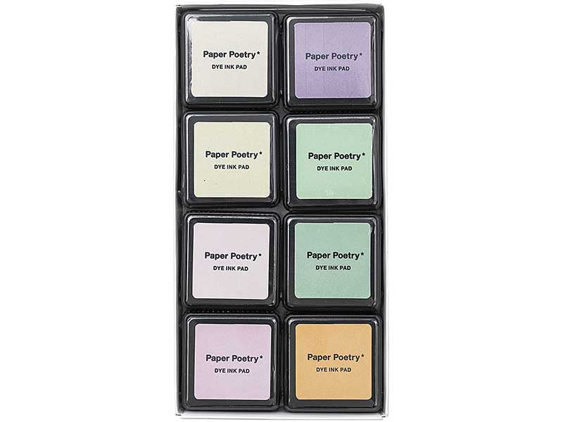 Achat Kit de 8 encreurs Pastel mix - Paper Poetry