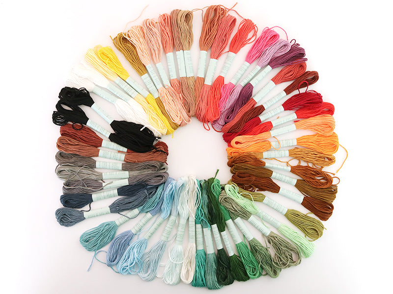 Achat Lot de 50 échevettes- couleurs assorties