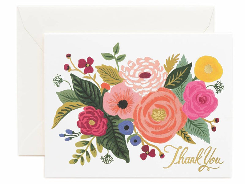 Achat Carte de remerciements - Bouquet de fleurs