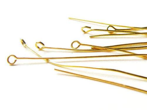 Achat 300 clous à oeil dorés - 50 mm