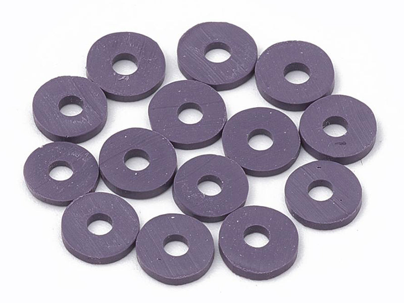 Achat Boite de perles rondelles heishi 6 mm - prune