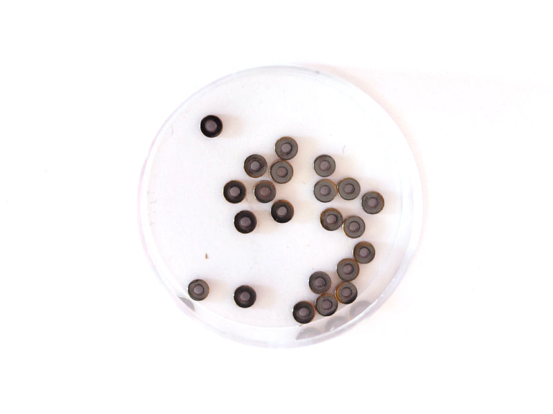 achat Boite de 20 perles rondelles dorées antiques heishi en hématite - 3 mm