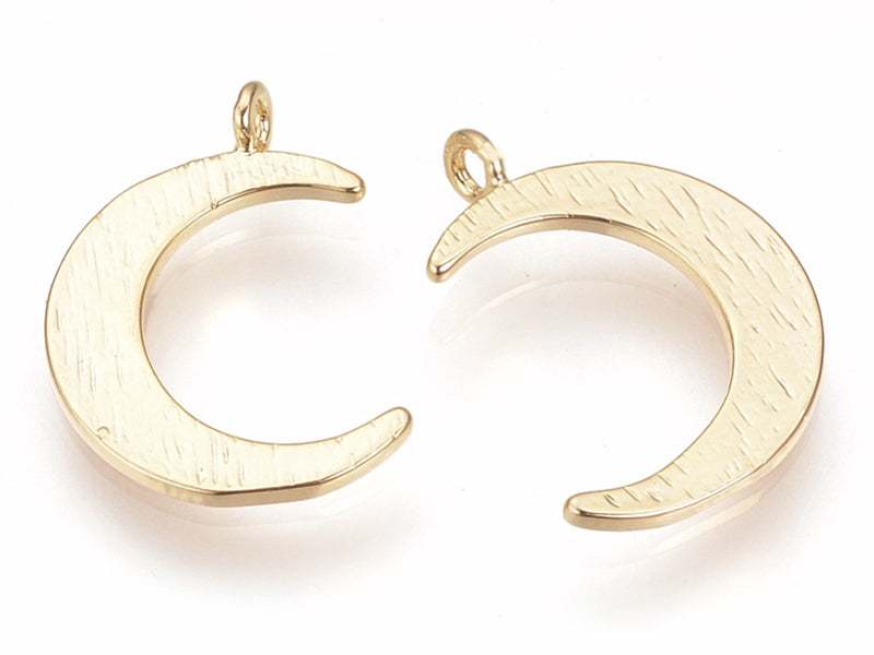 Achat Pendentif lune - doré à l'or fin 24K