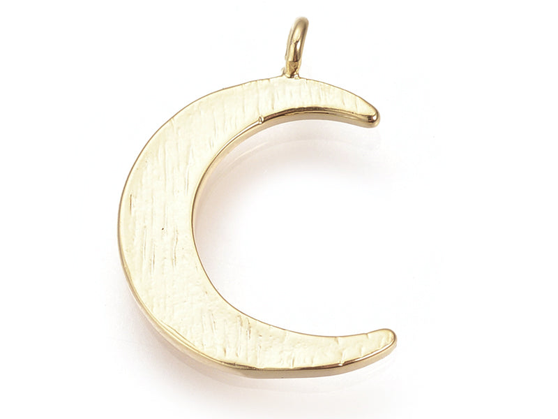 achat Pendentif lune - doré à l'or fin 24K