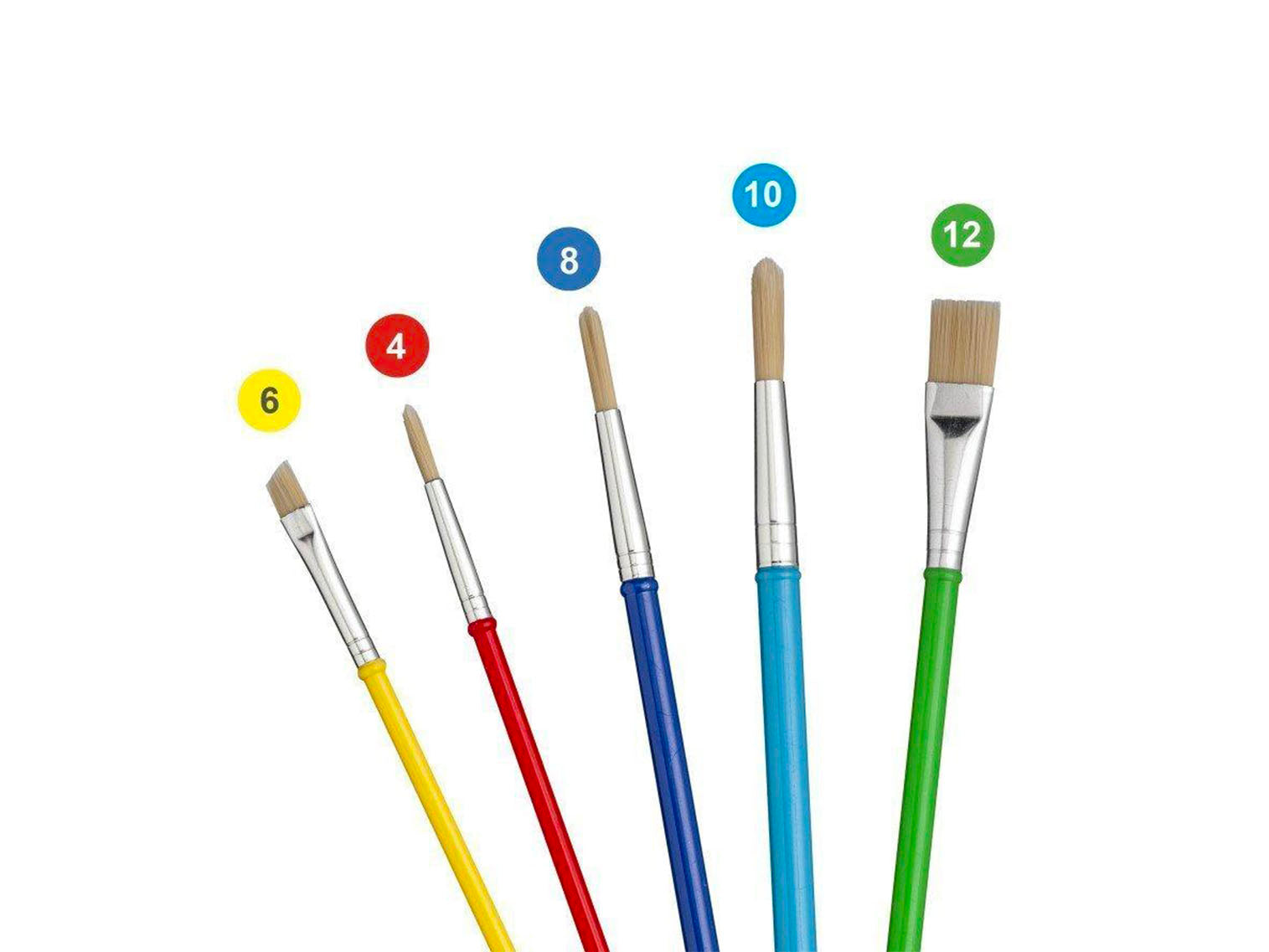 Achat Lot de 5 pinceaux scolaires - Carioca