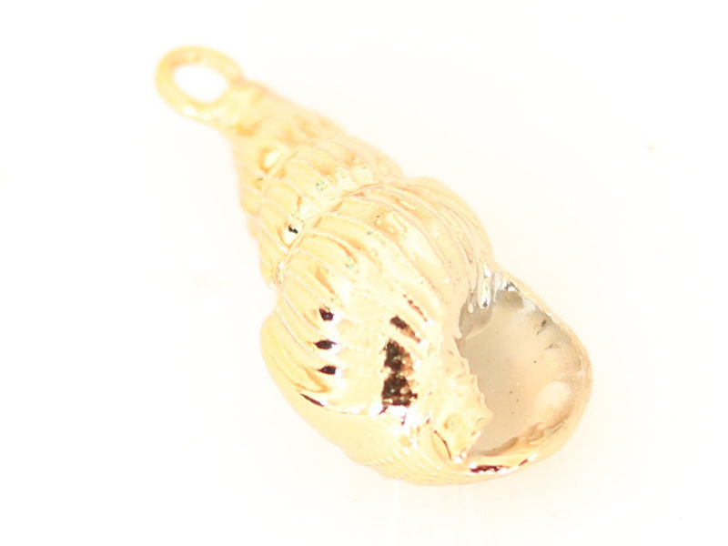 Achat Pendentif coquillage spirale 25 mm - laiton doré