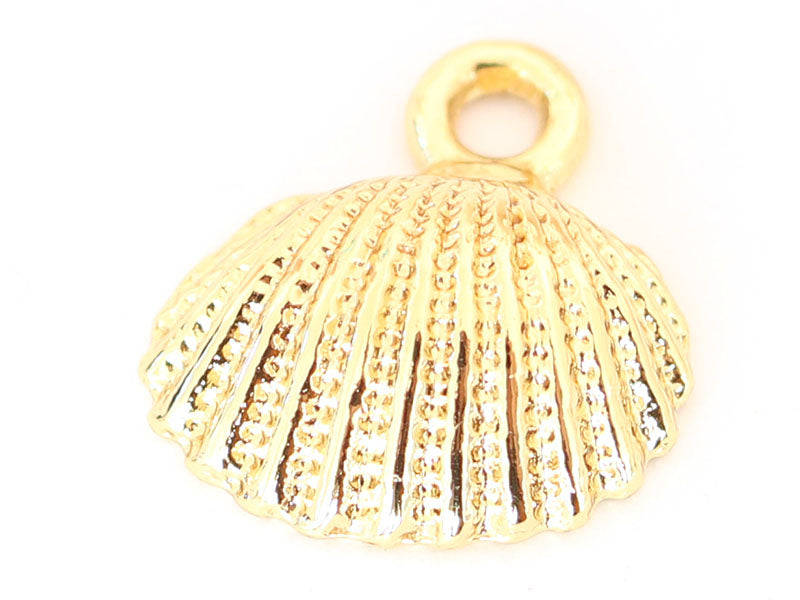 Achat Pendentif coquillage 18 mm - laiton doré