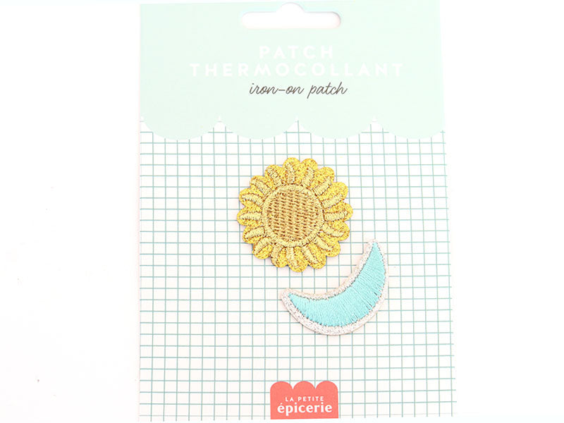 Achat Patch thermocollant - Soleil & lune