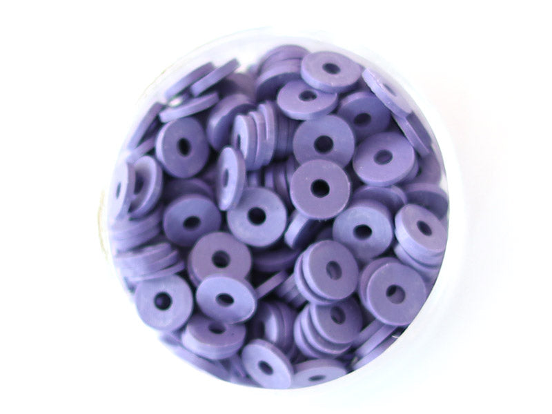 Achat Boite de perles rondelles heishi 6 mm - indigo