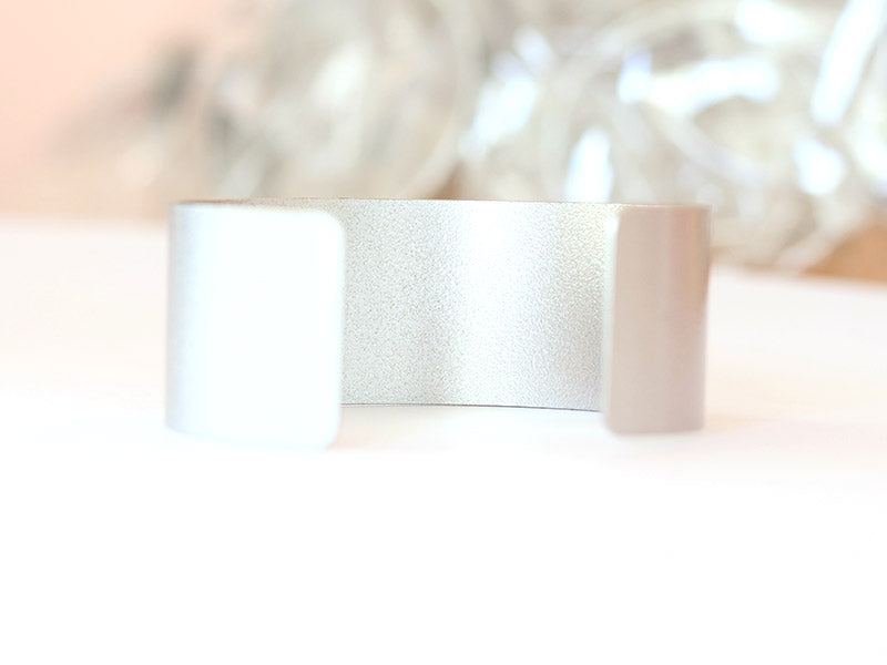 achat Bracelet manchette - 25 mm - couleur argent