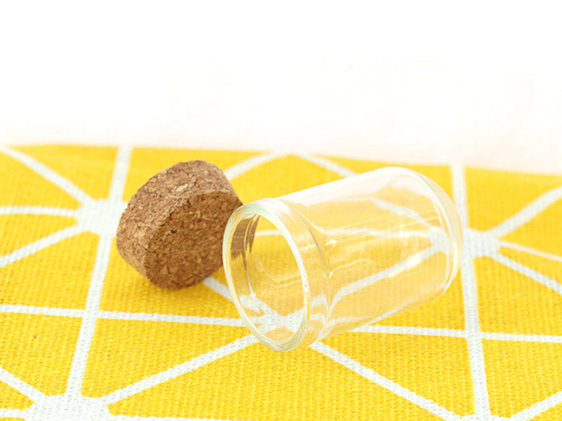 achat Fiole en verre ronde 4 cm