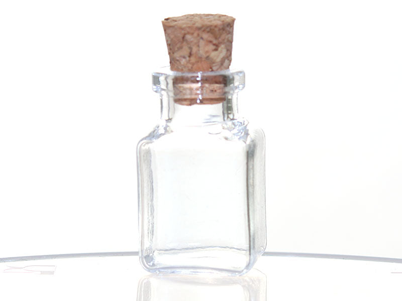 Achat Fiole en verre cube - 25 mm