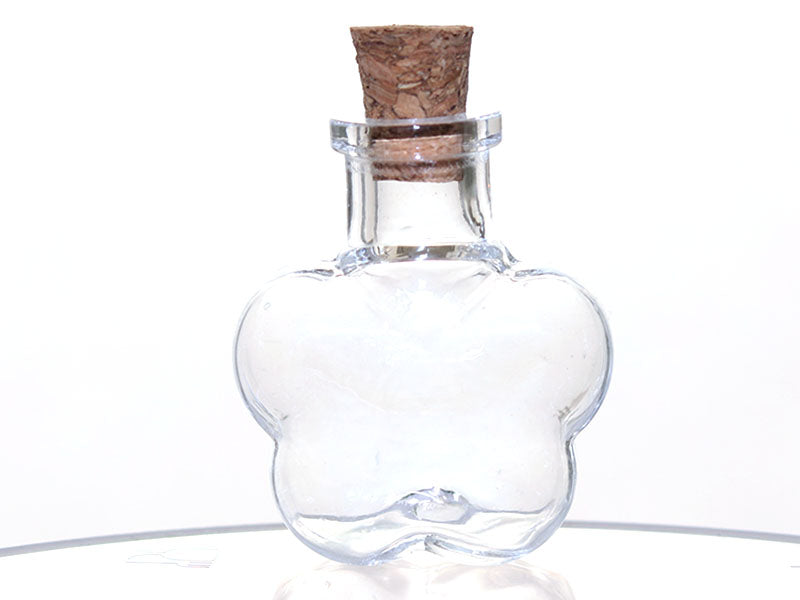 Achat Fiole en verre fleur - 25 mm