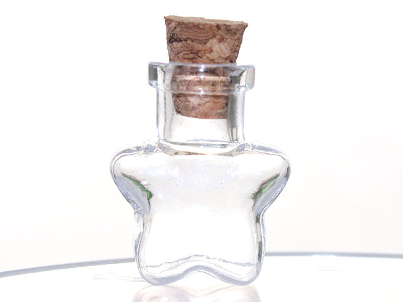 Achat Fiole en verre étoile - 25 mm