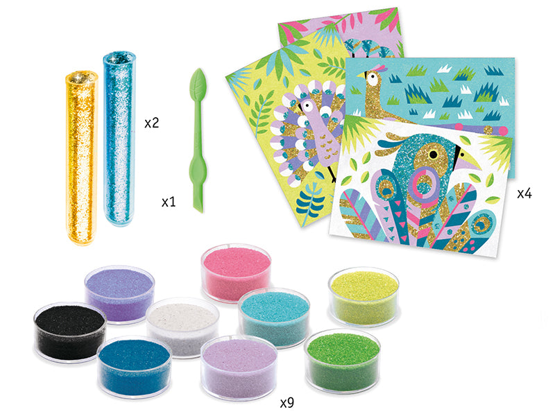 achat Sables colorés - Eblouissants oiseaux