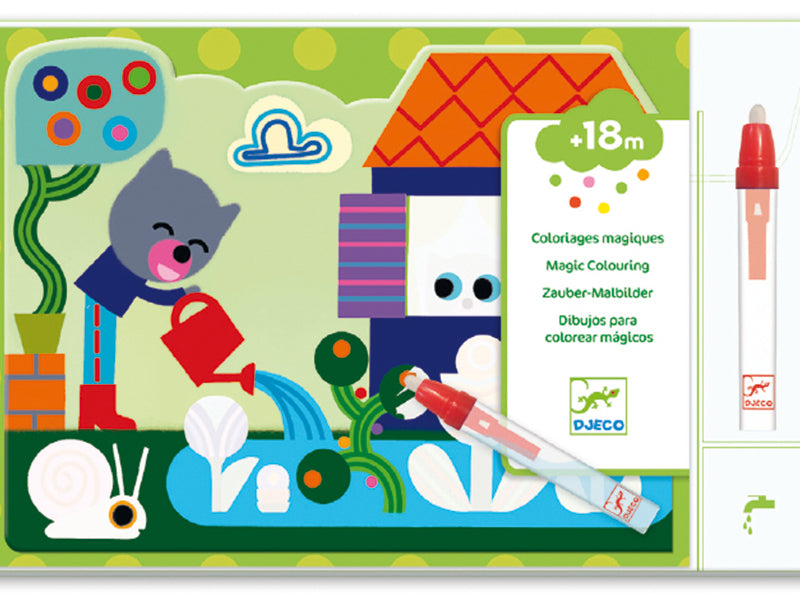 Achat Coloriage - Caché dans le jardin