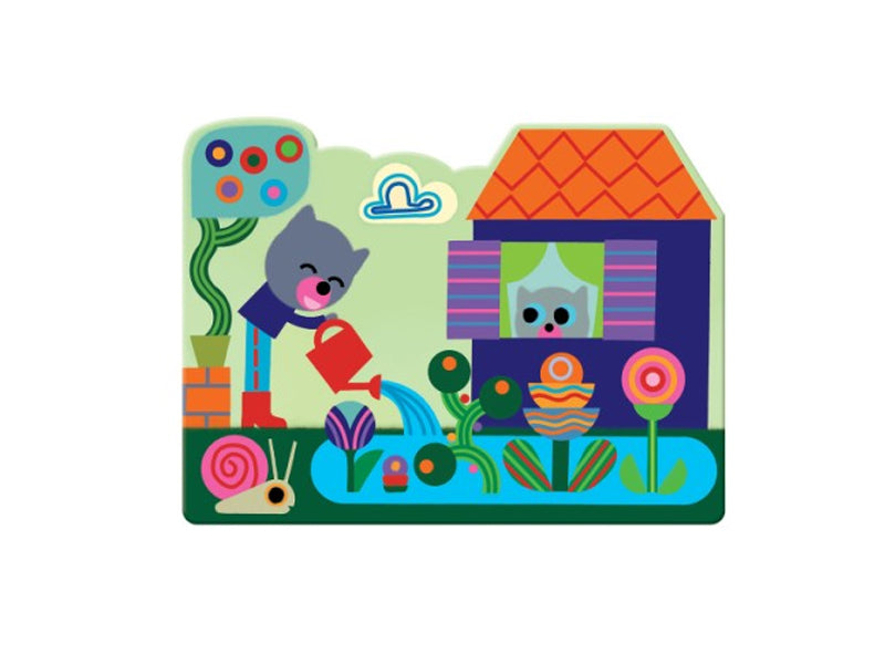 achat Coloriage - Caché dans le jardin