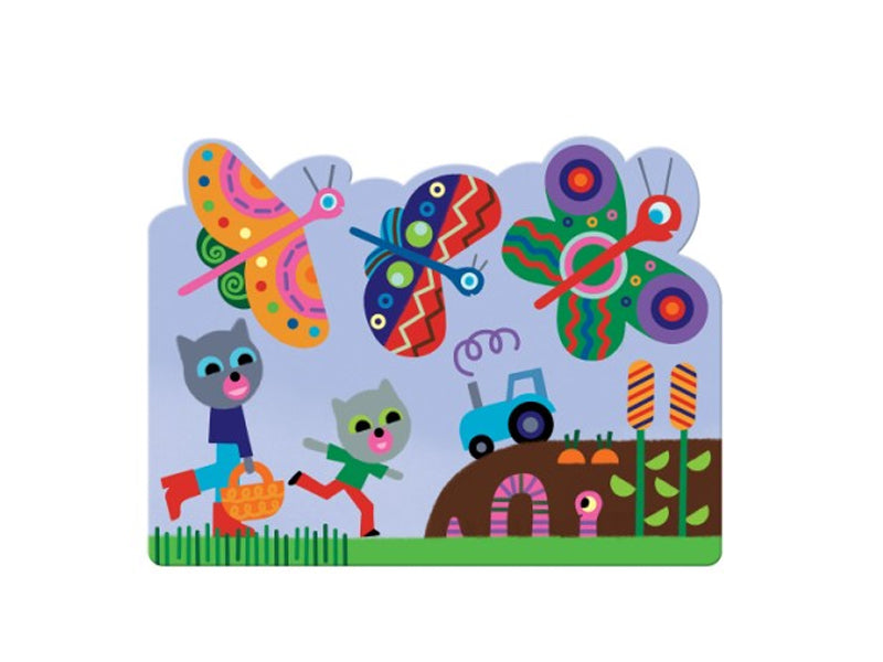 achat Coloriage - Caché dans le jardin