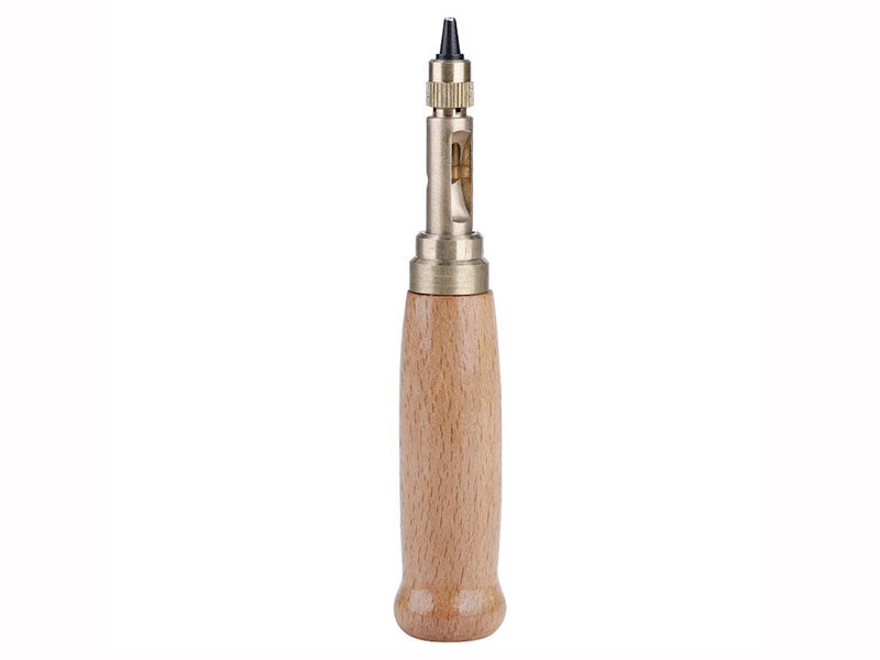 Achat Tournevis perforateur cuir avec 6 embouts