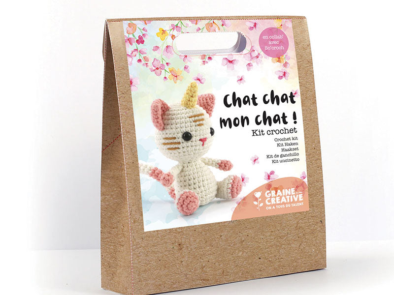 Achat Kit crochet chat licorne 150 mm
