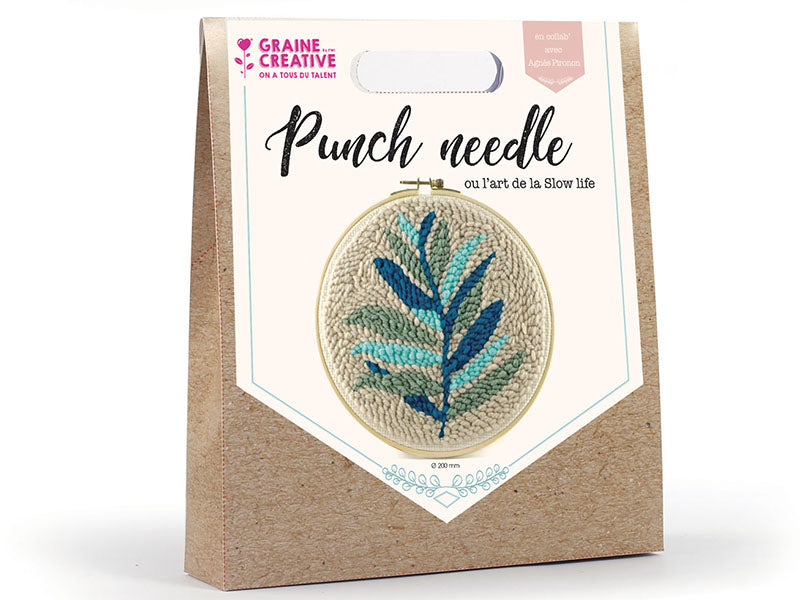 Achat Kit punch needle feuillage