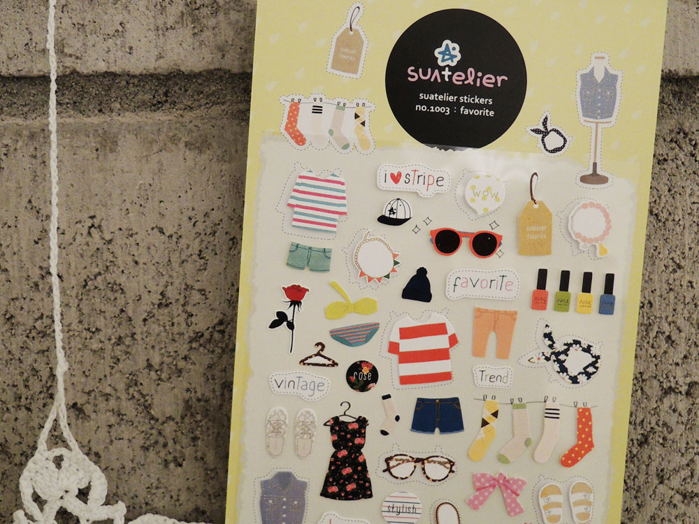 Achat Stickers garde robe vintage