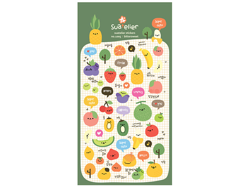 Achat Stickers fruits mignons