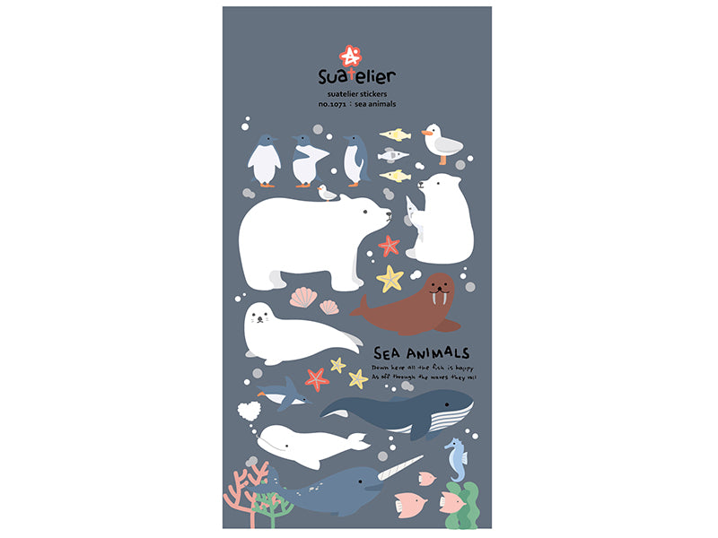 Achat Stickers animaux marins