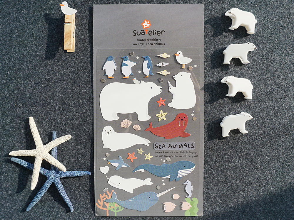 Achat Stickers animaux marins