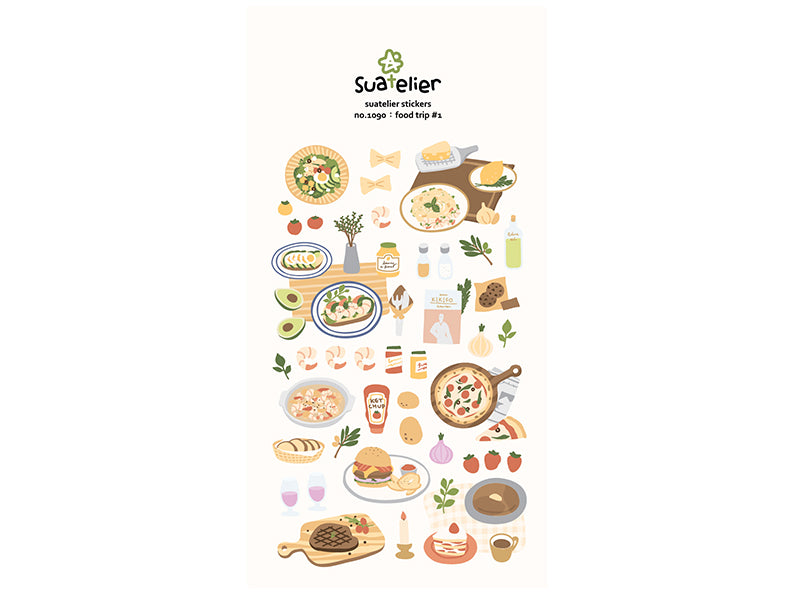 Achat Stickers food trip en Italie