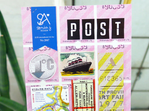 Achat Stickers timbres rétro