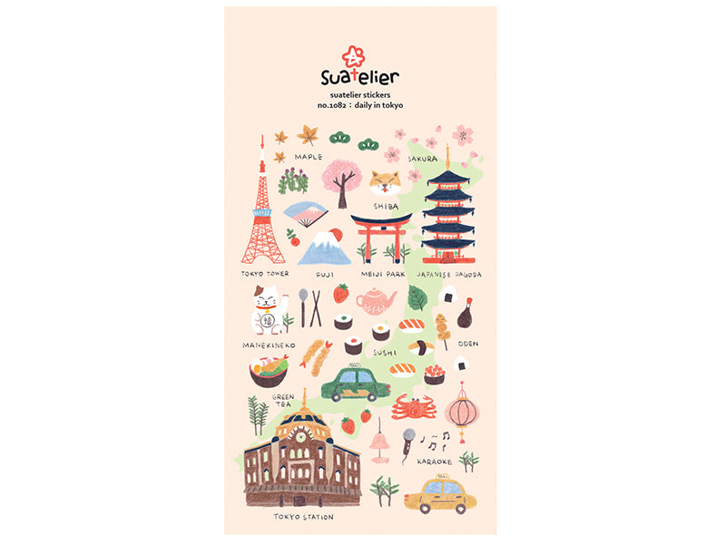 Achat Stickers "une journée à Tokyo"