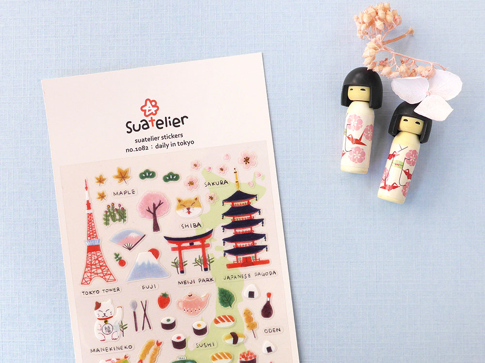 Achat Stickers "une journée à Tokyo"