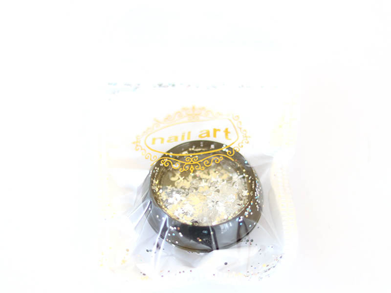 Achat Boites de paillettes argentées - thème cosmos : lunes, étoiles, astre