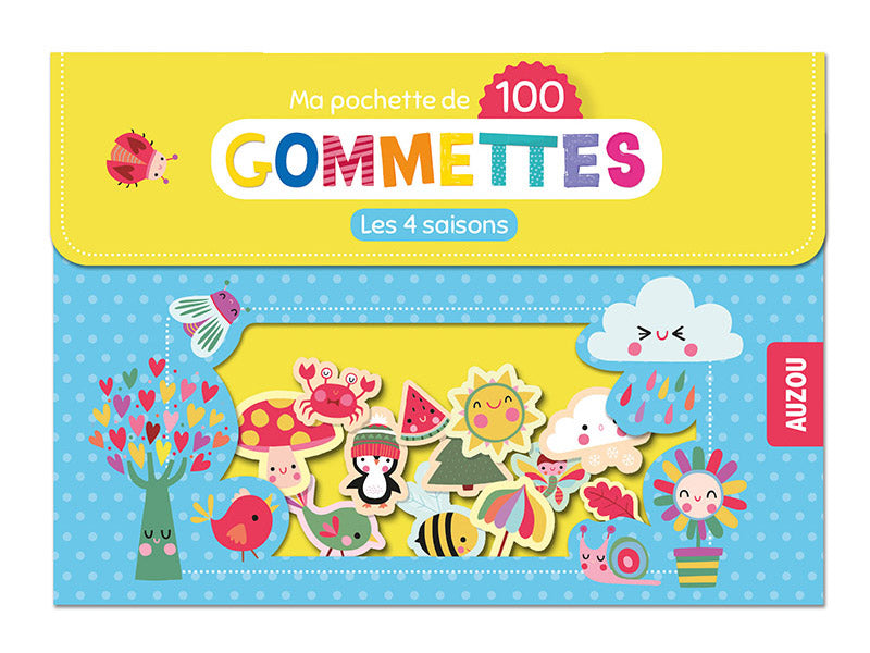Achat Pochette de 100 gommettes - les saisons - Inga Wilmink
