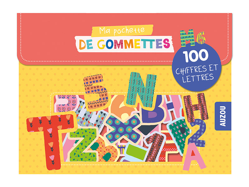 Achat Pochette de gommettes - Lettres et chiffres - Émilie Lapeyre