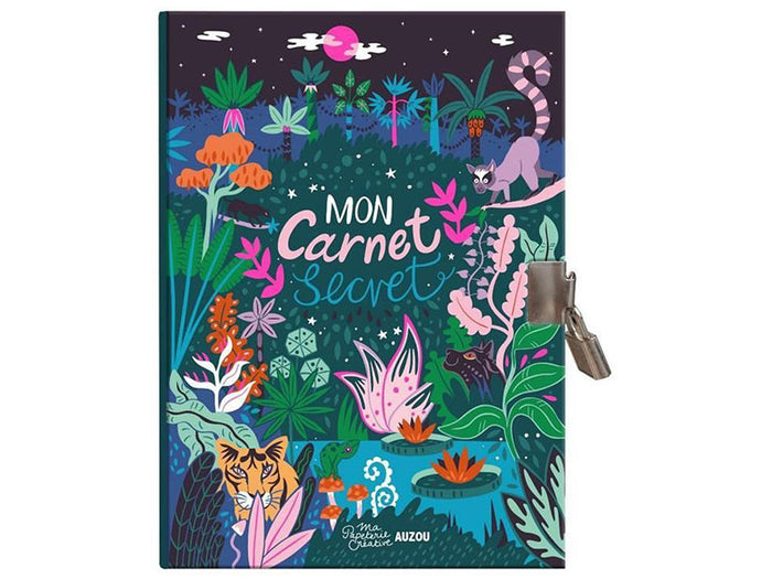 Achat Carnet secret dessiné par Paula Mcgloin - motif jungle