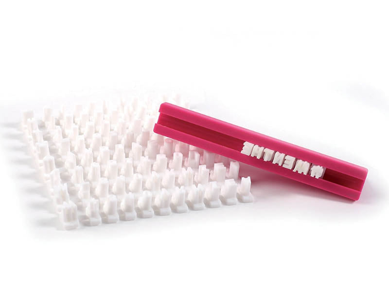 Achat Réglette tampon alphabet pour pâte polymère